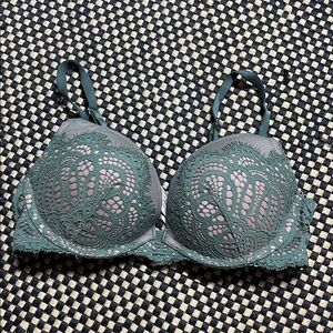 Victoria's Secret Teal Lace Bra